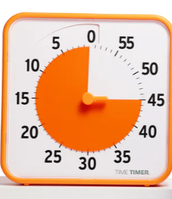 Time Timer laiko planavimo laikrodis MEDIUM, oranžinis
