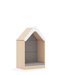 Minkštas namelis BLOX Base 70 2P su stogeliu 706x466x1223 beržo korpusas / Solar 03 BOX-2P-2R-DT-B-SL03