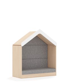 Minkštas namelis BLOX Base 110 2P su stogeliu 1049x466x1223 beržo korpusas / Solar 03 BOX-2P-3R-DT-B-SL03