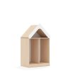 Lentynų spinta dėžėms BLOX Base 70 2PG su stogeliu 706x466x1223 beržo korpusas BOX-2PG-2R-D-B