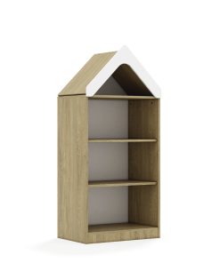 Lentynų spinta BLOX Base 70 3P su stogeliu 706x466x1575 ąžuolo korpusas BOX-3P-2R-D-O