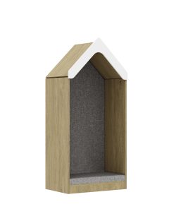 Minkštas namelis BLOX Base 70 3P su stogeliu 706x466x1575 ąžuolo korpusas / Solar 03 BOX-3P-2R-DT-O-SL03
