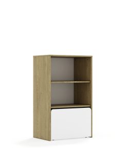 Lentynų spinta BLOX Base 70 3P su dėže 706x466x1165 ąžuolo korpusas BOX-3P-2R-S-O