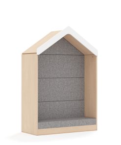 Minkštas namelis BLOX Base 110 3P su stogeliu 1049x466x1575 beržo korpusas / Solar 03 BOX-3P-3R-DT-B-SL03