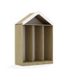 Lentynų spinta dėžėms BLOX Base 110 3PG su stogeliu 1049x466x1575 ąžuolo korpusas BOX-3PG-3R-D-O