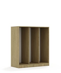 Lentynų spinta dėžėms BLOX Base 110 3PG 1049x466x1165 ąžuolo korpusas BOX-3PG-3R-O