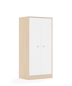 Spinta BLOX Base 70 4P 2F4 706x466x1517 beržo korpusas / 2x baltas fasadas BOX-4P-2R-2F4-BW