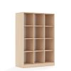 Lentynų spinta BLOX Base 110 4PP 1049x466x1517 beržo korpusas BOX-4PP-3R-B