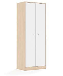 Spinta BLOX Base 70 5P 2F5 706x466x1869 beržo korpusas / 2x baltas fasadas BOX-5P-2R-2F5-BW