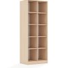 Lentynų spinta BLOX Base 70 5PP 706x466x1869 beržo korpusas BOX-5PP-2R-B