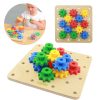 MASTERKIDZ Gears – susikurkite savo mechanizmą Montessori lenta