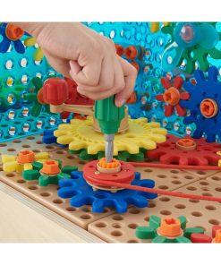 MASTERKIDZ mišrių krumpliaračių priedų rinkinys STEM sienų plokštėms, 198 vnt.