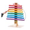 MASTERKIDZ „Rainbow Music Tower“ vamzdiniai varpeliai ir ksilofonai