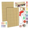 MASTERKIDZ STEM tvirtinimo plokštės 2 x 120 x 80 cm + XXL priedų rinkinys