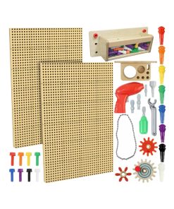 MASTERKIDZ STEM tvirtinimo plokštės 2 x 120 x 80 cm + XXL priedų rinkinys