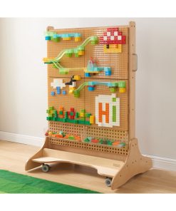 MASTERKIDZ medinė STEM laisvai stovinti lenta