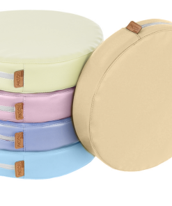 Eco-Leather Floor Cushion PREMIUM, PASTEL 5 vnt
